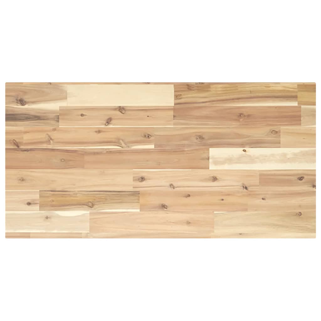 vidaXL Raft plutitor, 100x40x2 cm, lemn masiv de acacia netratat