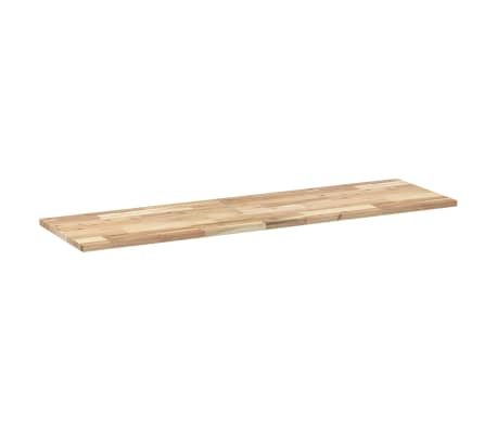 vidaXL Mensole da Parete 2 pz 120x40x2 cm Legno Acacia Non Trattato