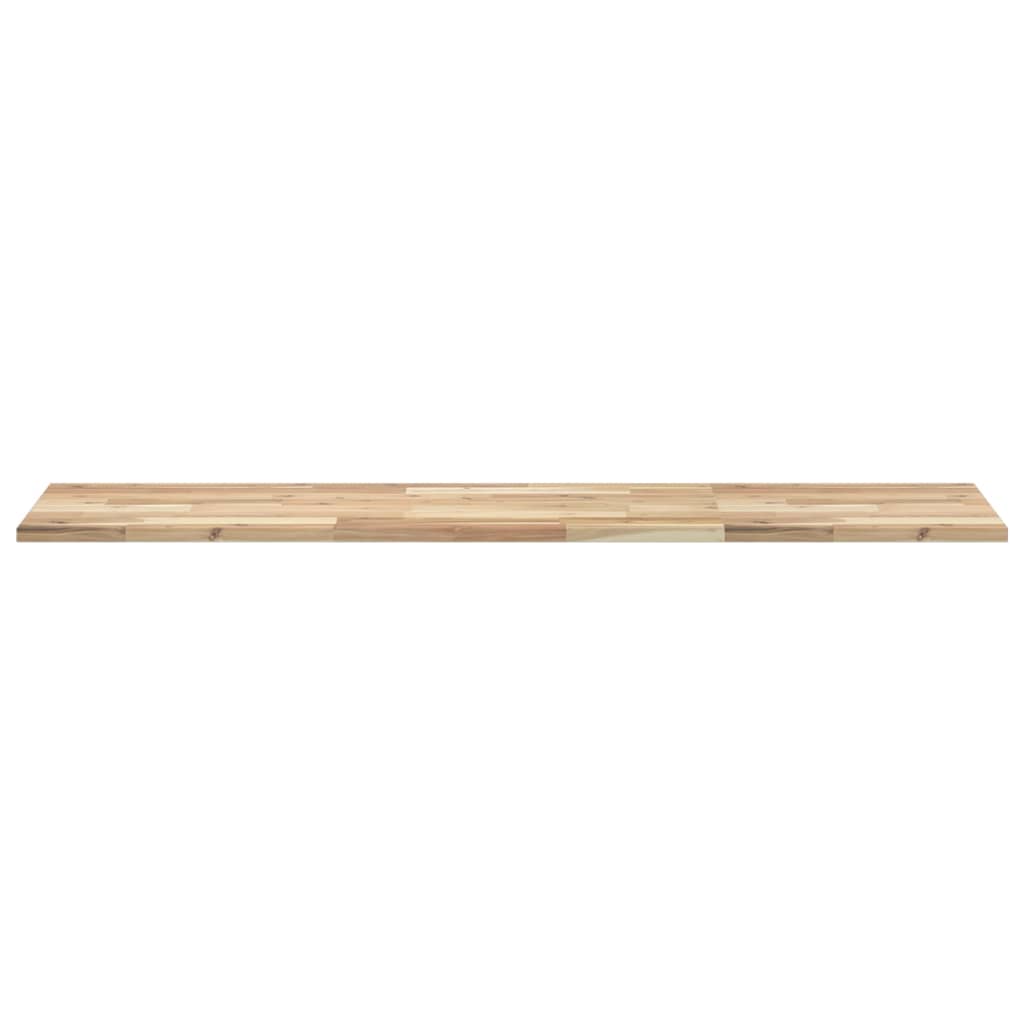 vidaXL Wandschap zwevend 160x40x2 cm onbehandeld massief acaciahout bruin, foto 4