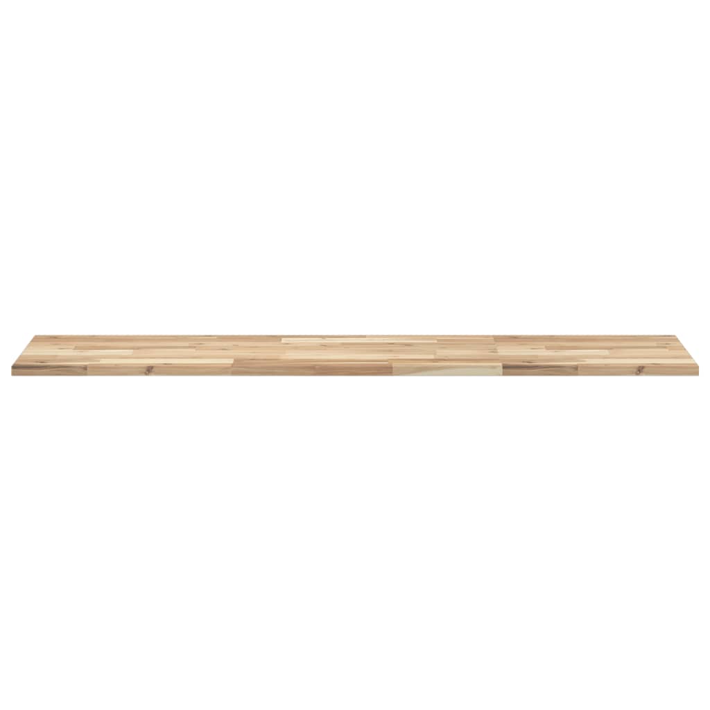 vidaXL Wandschappen 4 st zwevend 160x40x2 cm onbehandeld acaciahout bruin, foto 4