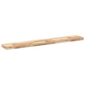 vidaXL Flytende hyller 3 stk 160x20x4 cm ubehandlet heltre akasie
