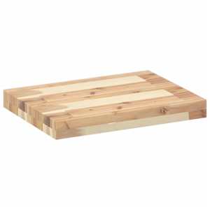 Plovoucí police 4 ks 40 x 30 x 4 cm neošetřené akáciové dřevo - obrázek 3