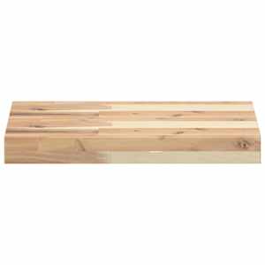 Plovoucí police 4 ks 40 x 30 x 4 cm neošetřené akáciové dřevo - obrázek 4