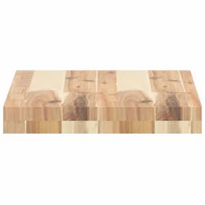 Plovoucí police 4 ks 40 x 30 x 4 cm neošetřené akáciové dřevo - obrázek 5