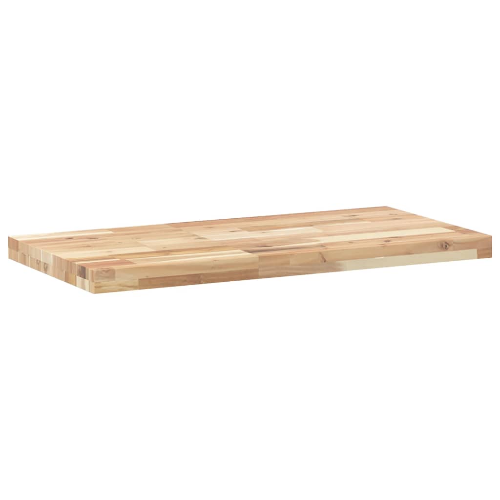 vidaXL Floating Shelves 2 pcs 60x40x4 cm Untreated Solid Wood Acacia