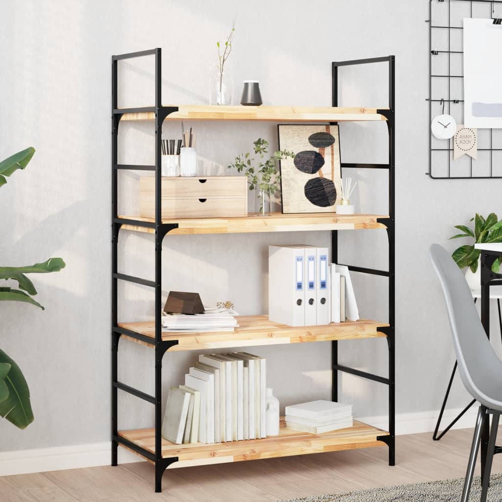 vidaXL Wandschappen 3 st zwevend 60x40x4 cm onbehandeld acaciahout Bruin