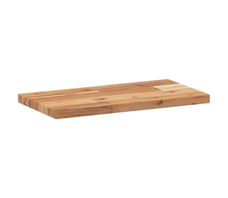 vidaXL &Eacute;tag&egrave;re flottante 60x20x2 cm acacia massif finition &agrave; l'huile