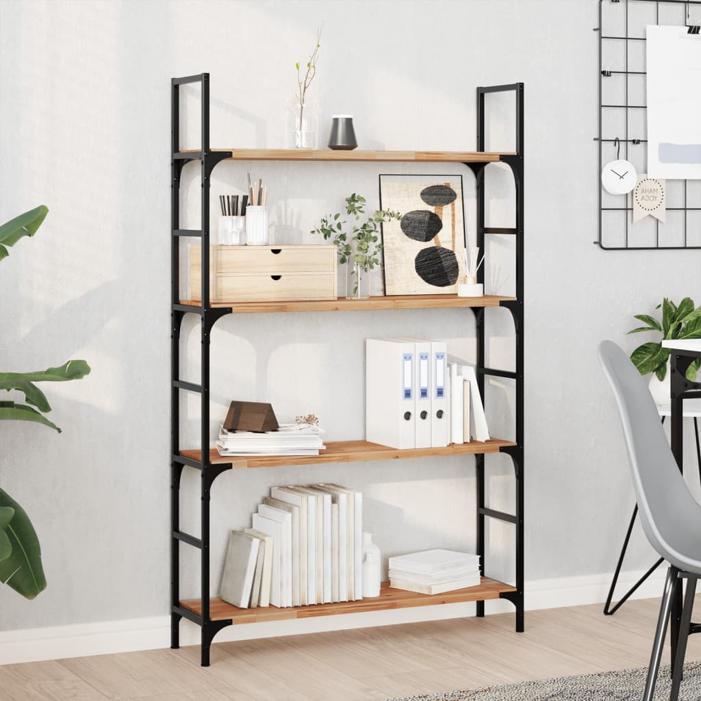vidaXL Wandschappen 3 st zwevend olieafwerking 80x20x2 cm acaciahout Bruin