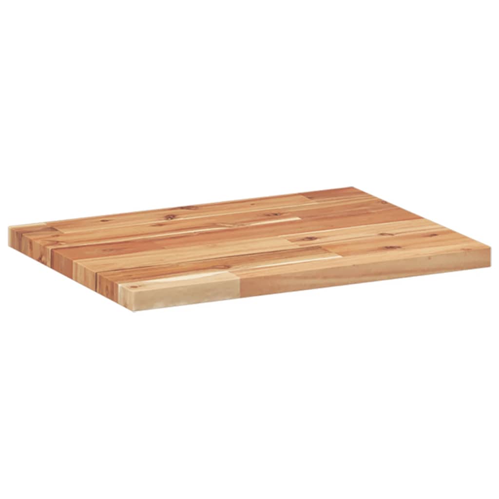 vidaXL Wandschappen 4 st zwevend olieafwerking 40x30x2 cm acaciahout bruin, foto 2