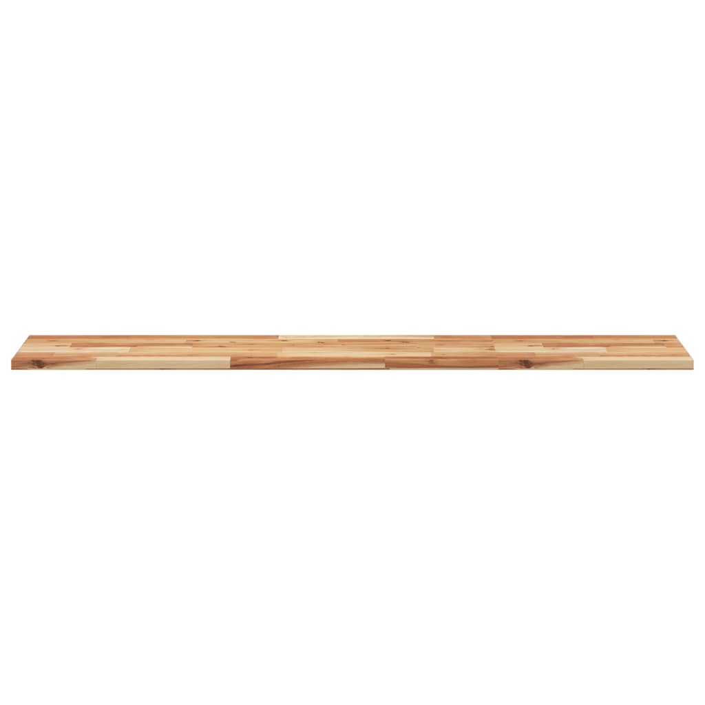 vidaXL Wandschappen 2 st zwevend olieafwerking 120x30x2 cm acaciahout bruin, foto 4