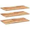 vidaXL ujuvad riiulid 3 tk 80 x 40 x 2 cm &otilde;liviimistlusega t&auml;ispuit, akaatsia