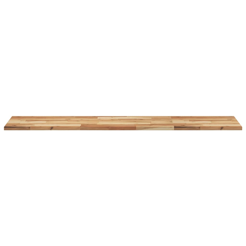 vidaXL Wandschap zwevend olieafwerking 160x40x2 cm massief acaciahout bruin, foto 4