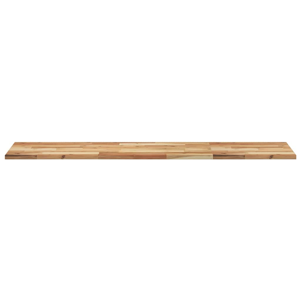 vidaXL Wandschappen 2 st zwevend olieafwerking 160x40x2 cm acaciahout bruin, foto 4