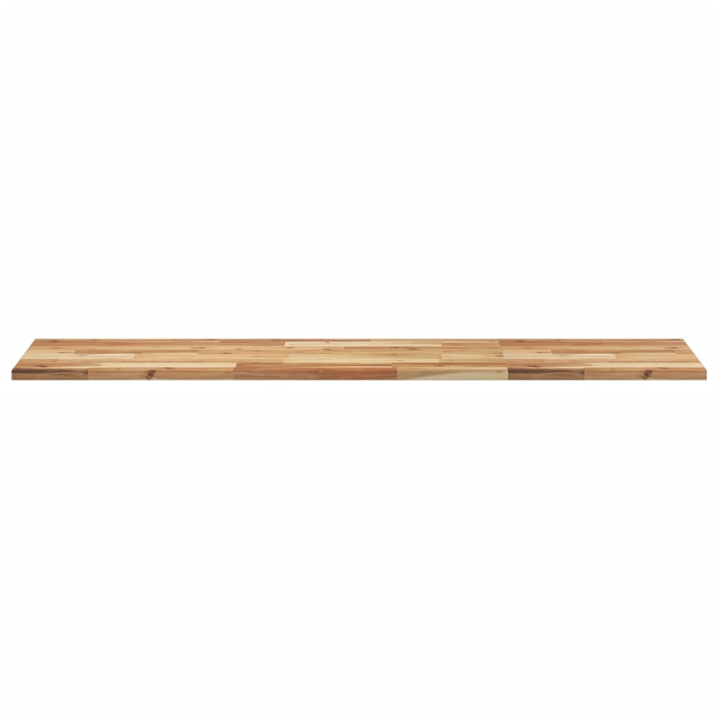 vidaXL Wandschappen 4 st zwevend olieafwerking 160x40x2 cm acaciahout bruin, foto 4