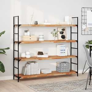 Viseče police 2 kosa 160x30x4cm oljni premaz trden akacijev les