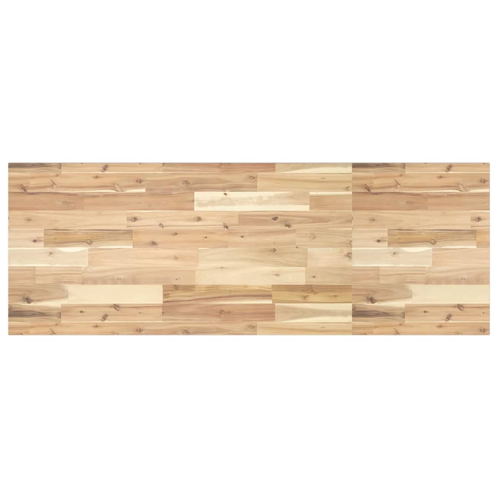 vidaXL Blat de baie netratat, 140x50x2 cm, lemn masiv de acacia