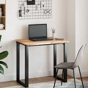 vidaXL Bor&eth;plata &aacute; Ba&eth;herbergi 80x60x2 cm Gegnheill Akas&iacute;uvi&eth;ur