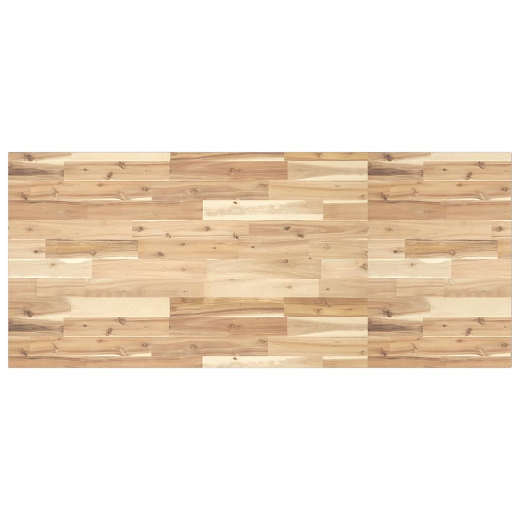 vidaXL Blat de baie netratat, 140x60x2 cm, lemn masiv de acacia