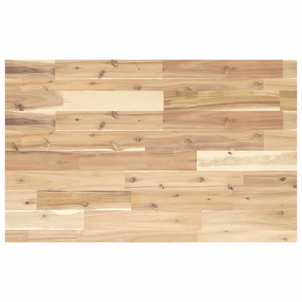 vidaXL Blat de baie netratat, 80x50x4 cm, lemn masiv de acacia
