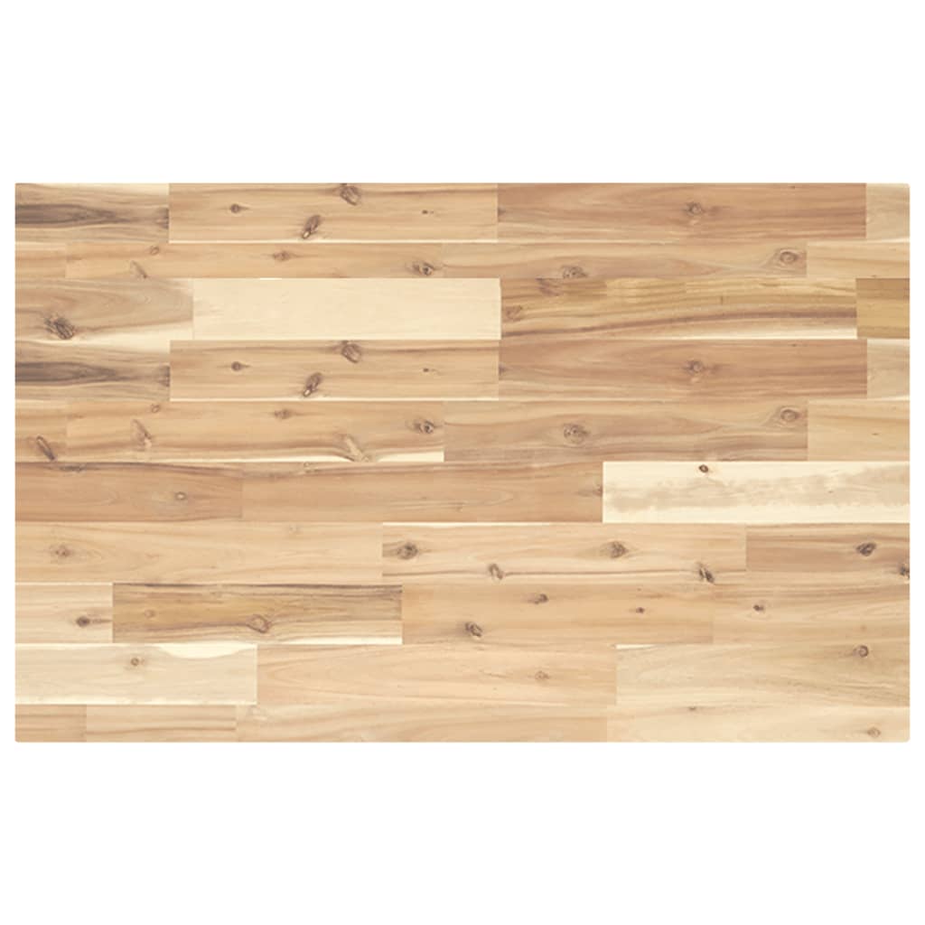 vidaXL Blat de baie netratat, 100x50x4 cm, lemn masiv de acacia