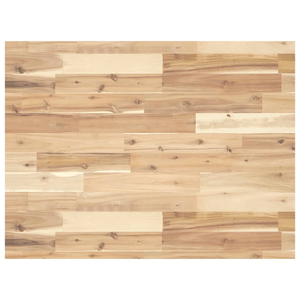 vidaXL Blat de baie netratat, 80x60x4 cm, lemn masiv de acacia
