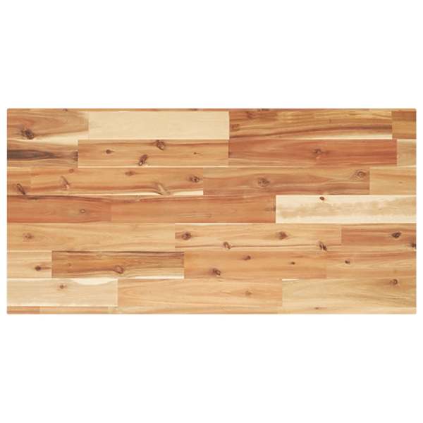 vidaXL vannitoa t&ouml;&ouml;tasapind, 100x40x2 cm &otilde;liviimistlusega akaatsiapuit