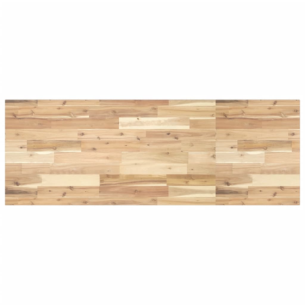 vidaXL Schreibtischplatte Unbehandelt 120x50x2 cm Massivholz Akazie