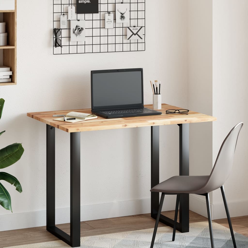 vidaXL kezeletlen tömör akácfa íróasztallap 80 x 70 x 2 cm