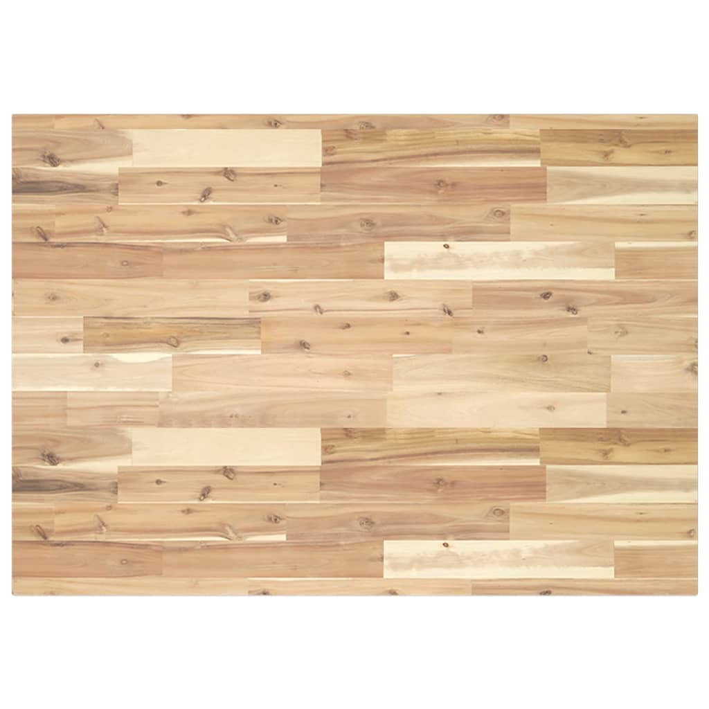 vidaXL Blat de birou netratat, 100x70x2 cm, lemn masiv de acacia