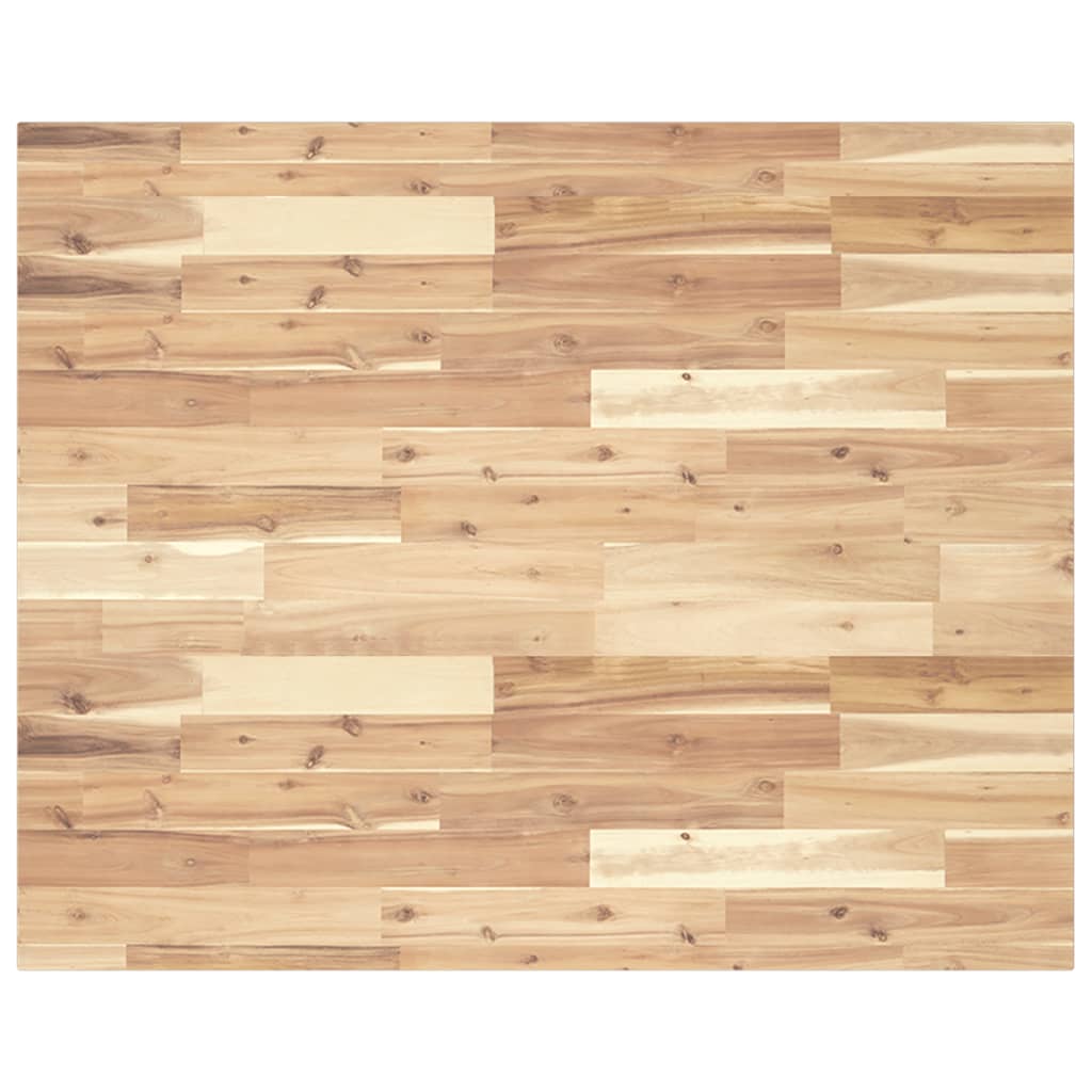 vidaXL Blat de birou netratat, 100x80x2 cm, lemn masiv de acacia