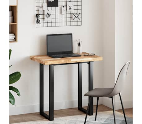 vidaXL Blat de birou netratat, 100x50x4 cm, lemn masiv de acacia