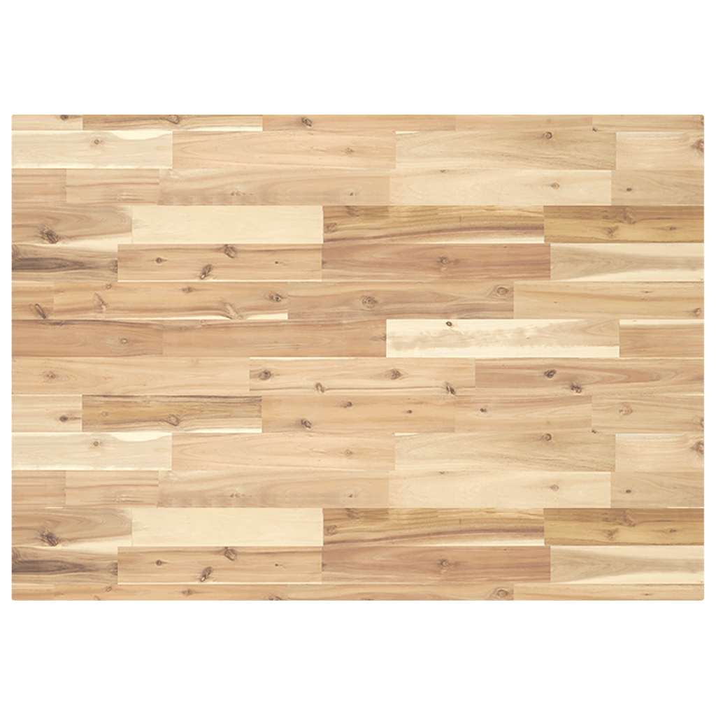 vidaXL Blat de birou netratat, 80x70x4 cm, lemn masiv de acacia
