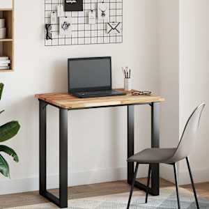 vidaXL Blat de birou finisat cu ulei, 80x60x2 cm, lemn masiv acacia