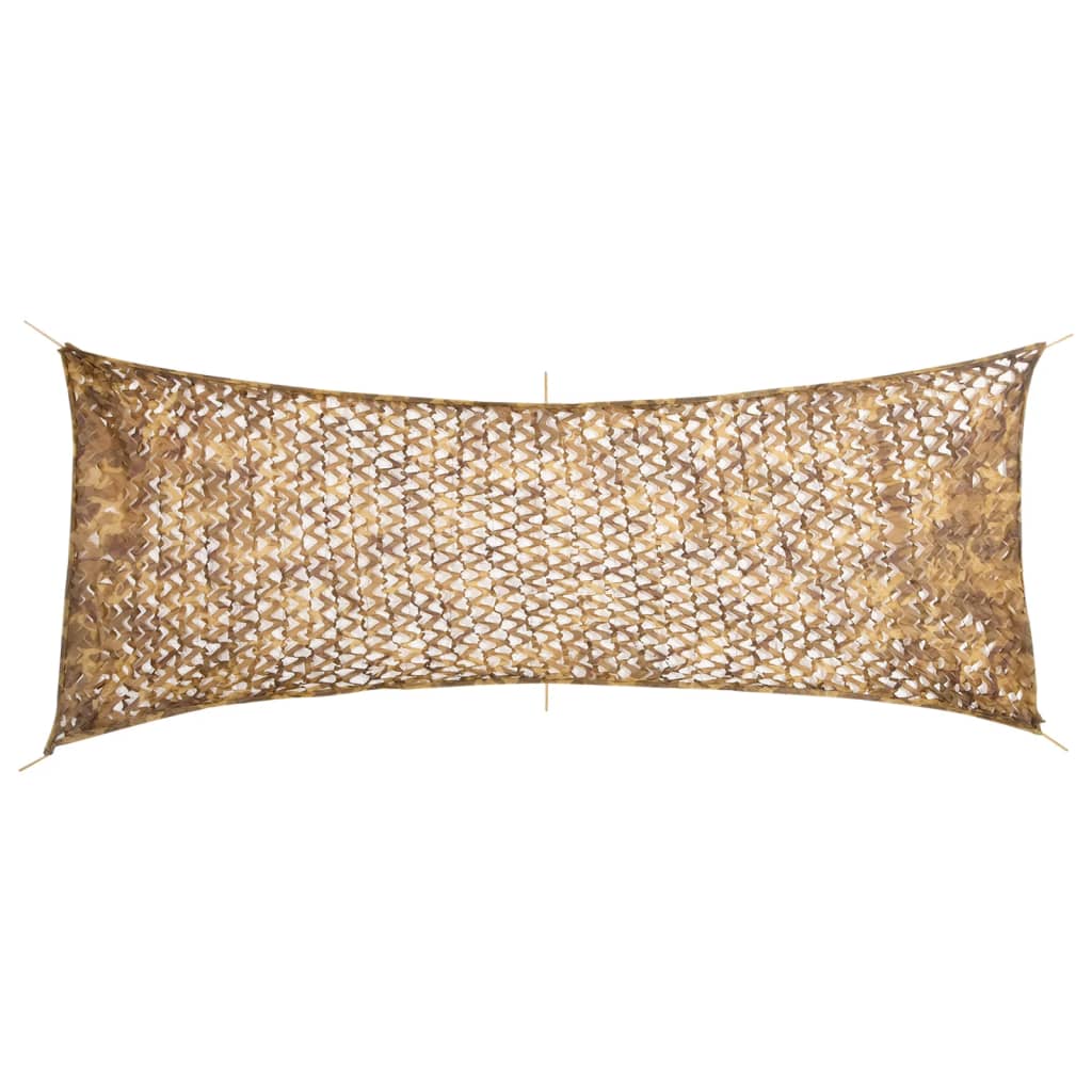 vidaXL Maskovací síť s úložným vakem 412 x 144 cm písková