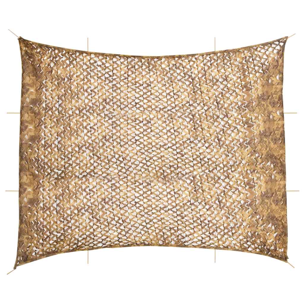vidaXL Maskovací síť s úložným vakem 729 x 602 cm písková