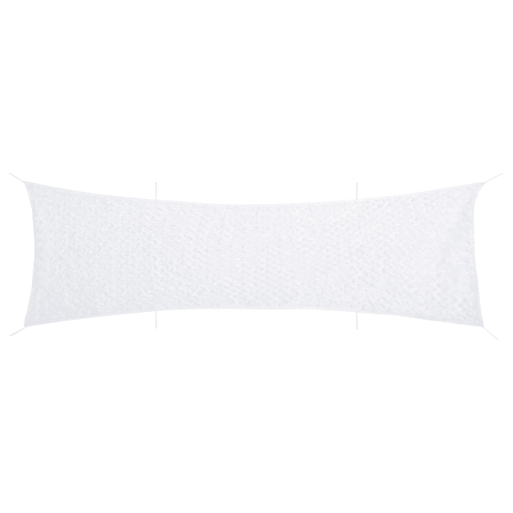 vidaXL Maskovací síť s úložným vakem 706 x 140 cm bílá