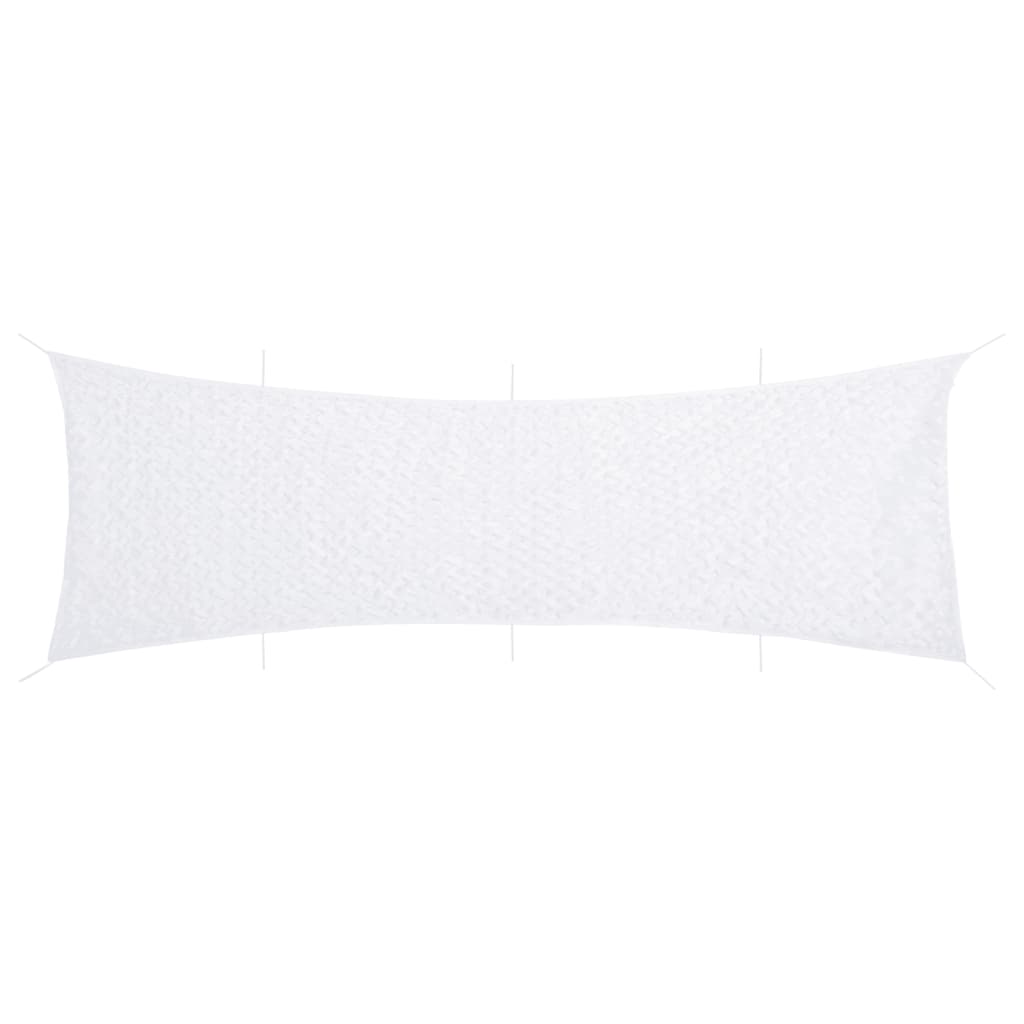 vidaXL Maskovací síť s úložným vakem 809 x 207 cm bílá