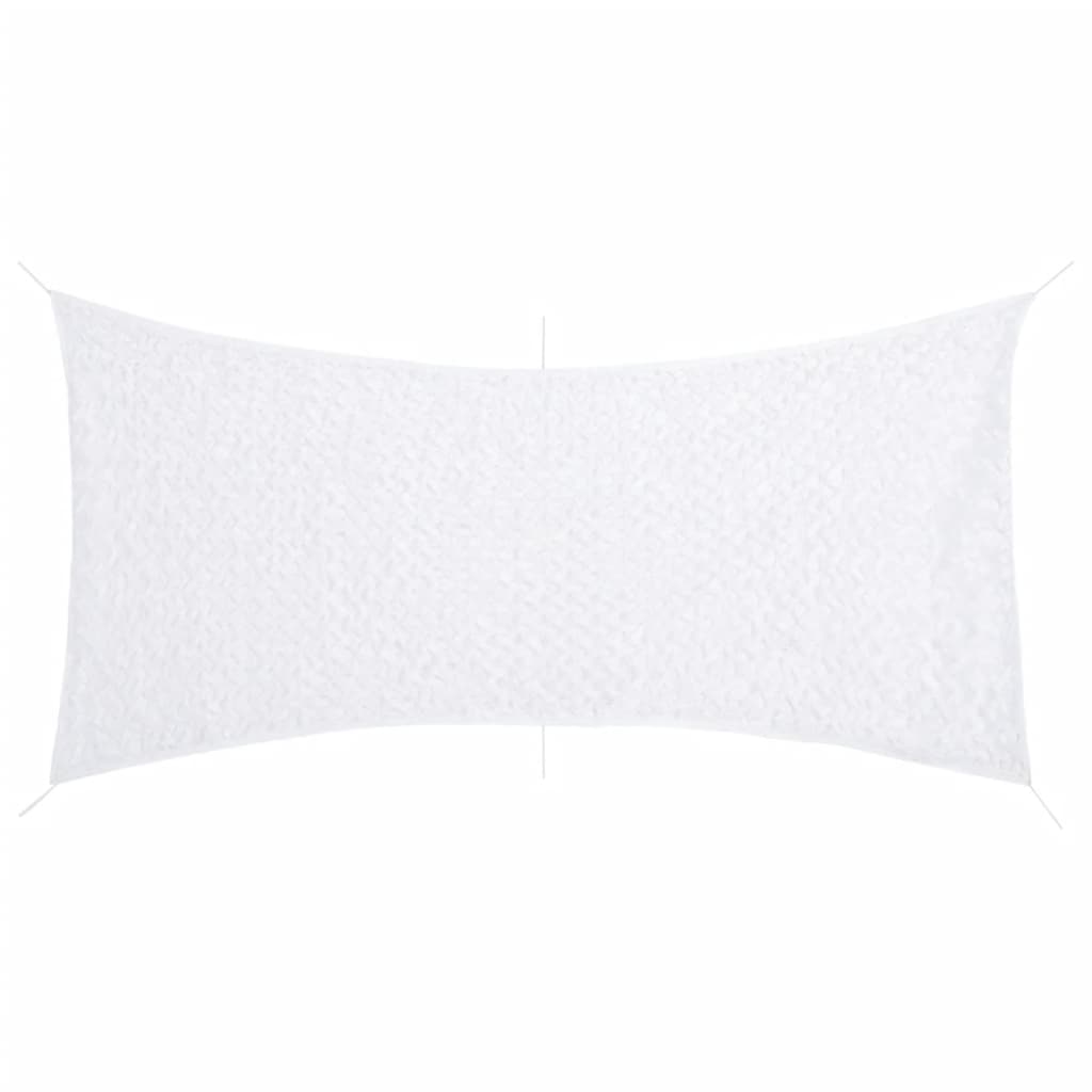 vidaXL Plasă de camuflaj cu geantă de depozitare, alb, 506x279 cm