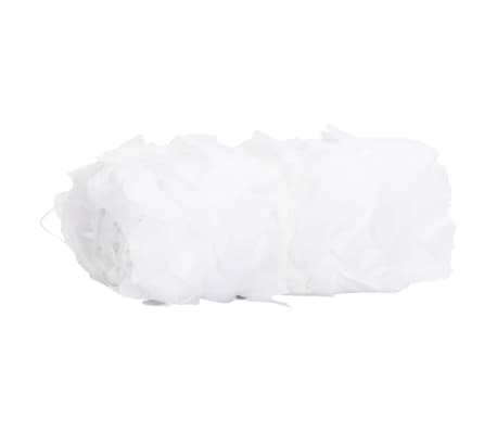vidaXL Δίχτυ Σκίασης Παραλλαγής Λευκό 521x493 εκ. με Σάκο Αποθήκευσης