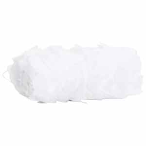 vidaXL Δίχτυ Σκίασης Παραλλαγής Λευκό 521x493 εκ. με Σάκο Αποθήκευσης