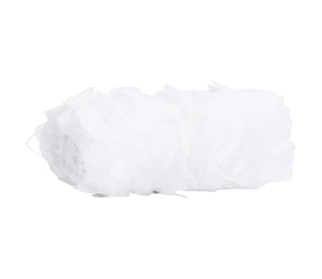 vidaXL Δίχτυ Σκίασης Παραλλαγής Λευκό 614x581 εκ. με Σάκο Αποθήκευσης
