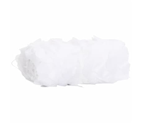 vidaXL Δίχτυ Σκίασης Παραλλαγής Λευκό 729x602 εκ. με Σάκο Αποθήκευσης