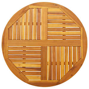 Mizna plošča Ø90x2,2 cm okrogla trdna akacija