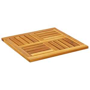 Stolní deska 50 x 50 x 2 cm čtvercová masivní akáciové dřevo - obrázek 4