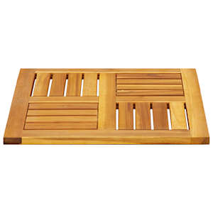 Stolní deska 50 x 50 x 2 cm čtvercová masivní akáciové dřevo - obrázek 5