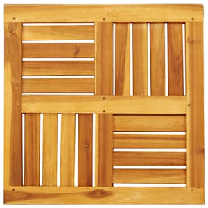 Stolní deska 50 x 50 x 2 cm čtvercová masivní akáciové dřevo - obrázek 6