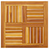 vidaXL lauaplaat, 60x60x2 cm, kandiline, akaatsiapuit