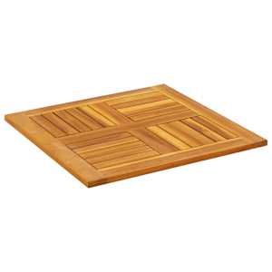 Stolní deska 60 x 60 x 2 cm čtvercová masivní akáciové dřevo - obrázek 4