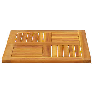 Stolní deska 60 x 60 x 2 cm čtvercová masivní akáciové dřevo - obrázek 5