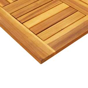 Stolní deska 60 x 60 x 2 cm čtvercová masivní akáciové dřevo - obrázek 7